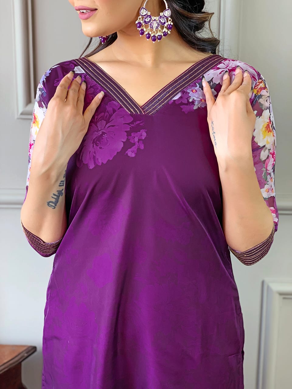 KF 221 Kalaai Printed Embroidery Kurti With Bottom Dupatta Wholesale Price In Surat